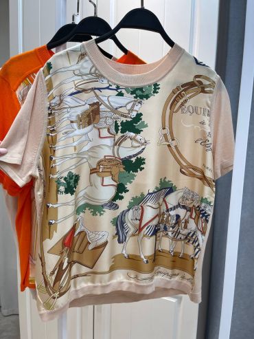 Футболка женская Hermes LUX-135713