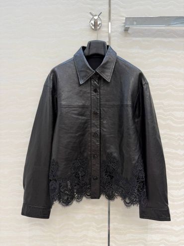 Кожаная рубашка Ermanno Scervino LUX-135846