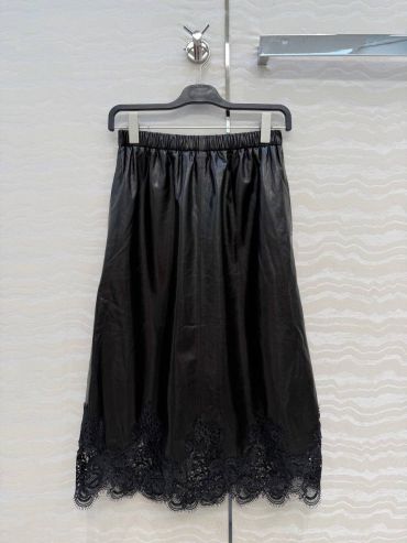 Кожаная юбка  Ermanno Scervino LUX-135847