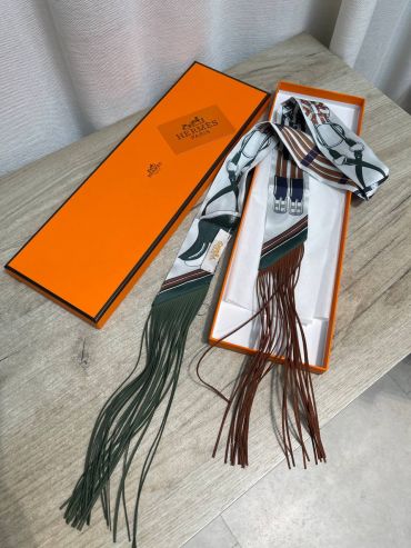 Шелковая лента Twilly Hermes LUX-135993