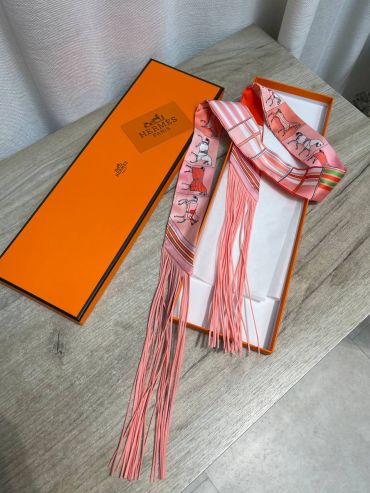 Шелковая лента Twilly Hermes LUX-135992