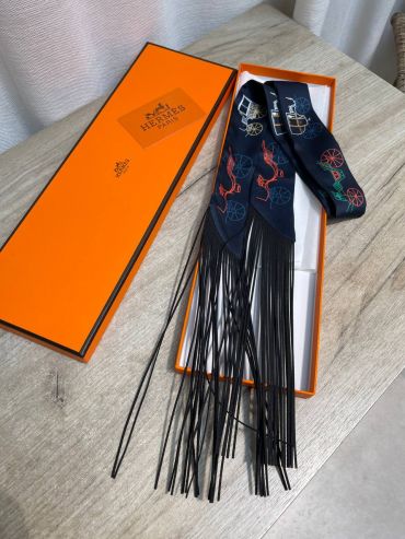 Шелковая лента Twilly Hermes LUX-135988