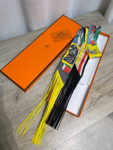 Шелковая лента Twilly Hermes LUX-135987