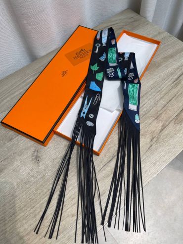 Шелковая лента Twilly Hermes LUX-135976