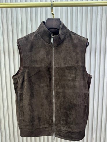 Замшевый жилет ZEGNA LUX-136178