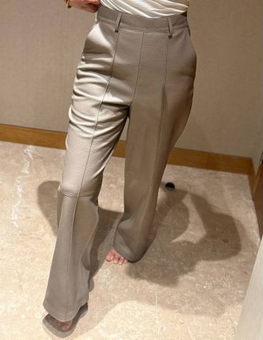 Кожаные брюки Hermes LUX-137364