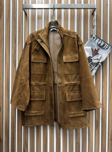 Замшевая куртка Brunello Cucinelli LUX-138140