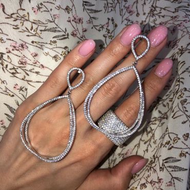 Серьги  LUX-13773