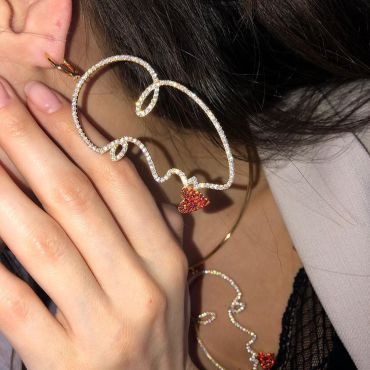 Серьги  LUX-11331