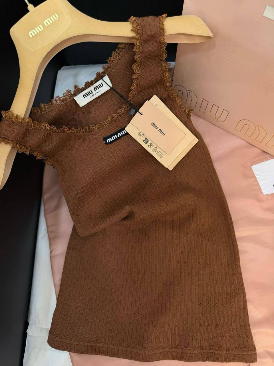 Майка Miu Miu LUX-132585 фото Майка Miu Miu Артикул LUX-132585