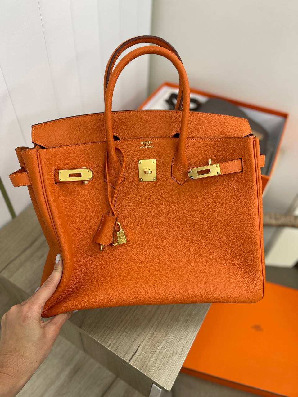 Сумка женская Birkin, 35 Hermes LUX-132699 фото Сумка женская Birkin, 35 Hermes Артикул LUX-132699