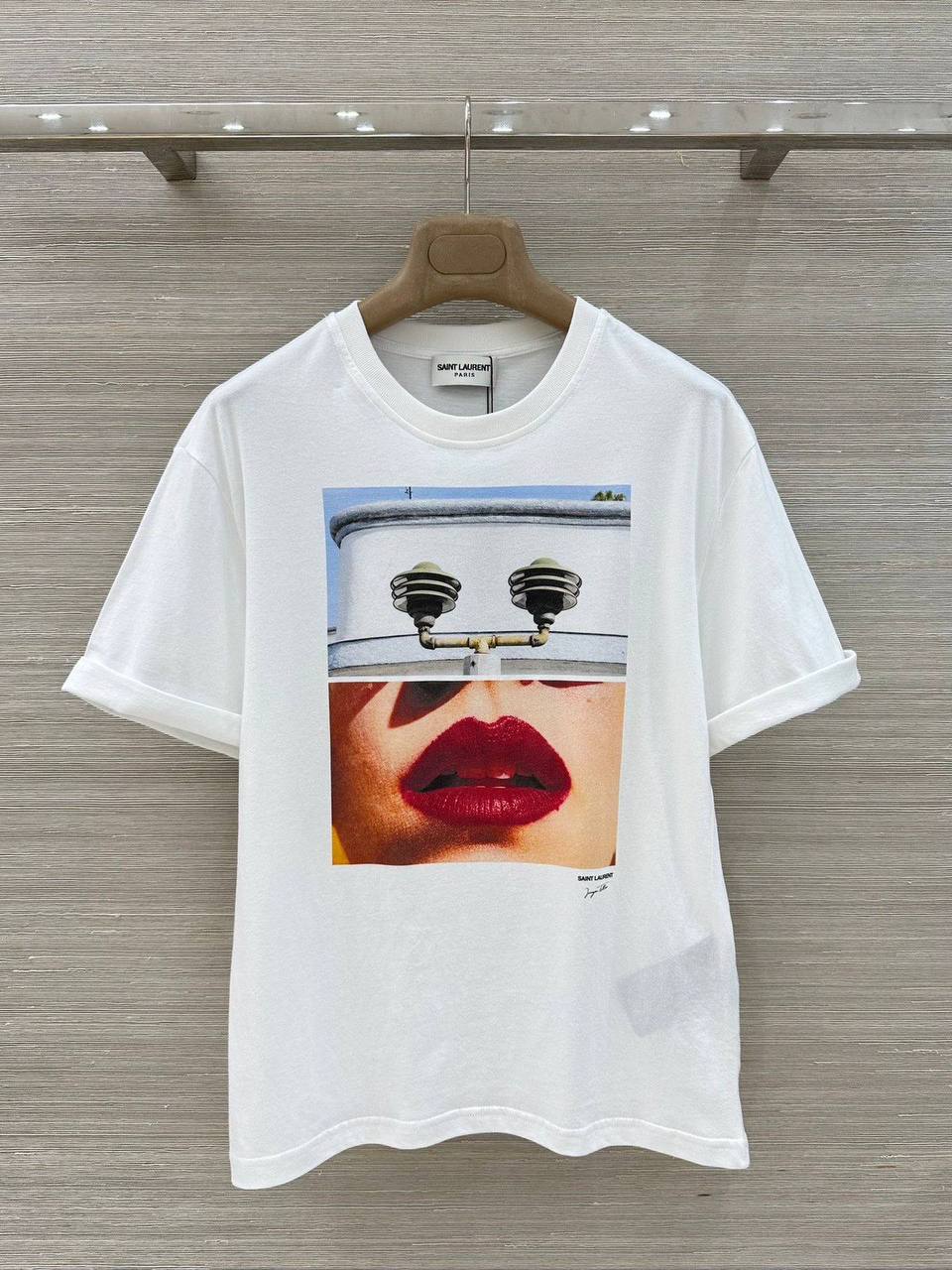 Футболка Yves Saint Laurent LUX-133252 фото Футболка Yves Saint Laurent Артикул LUX-133252