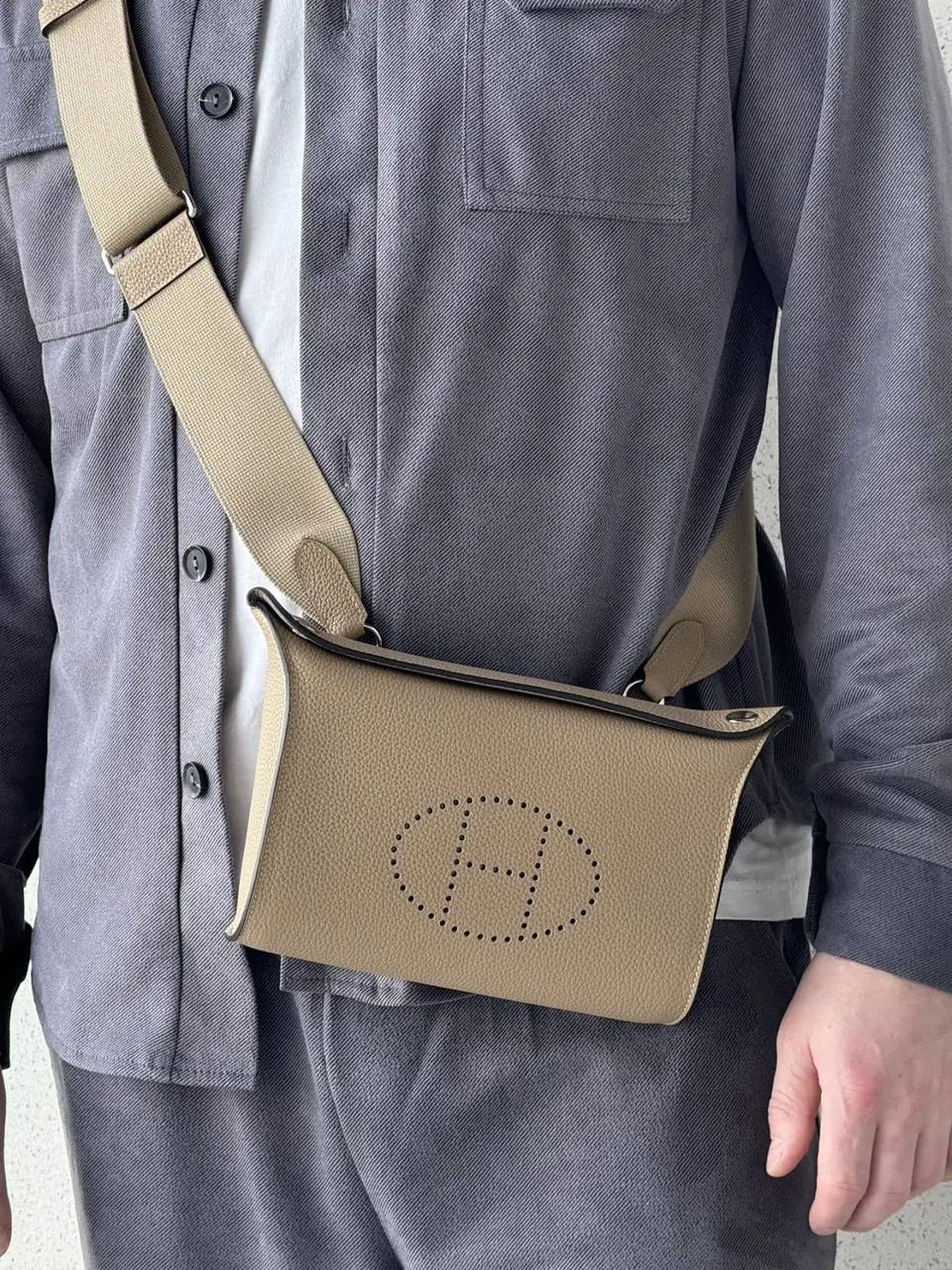 Сумка мужская Hermes LUX-133265 фото Сумка мужская Hermes Артикул LUX-133265