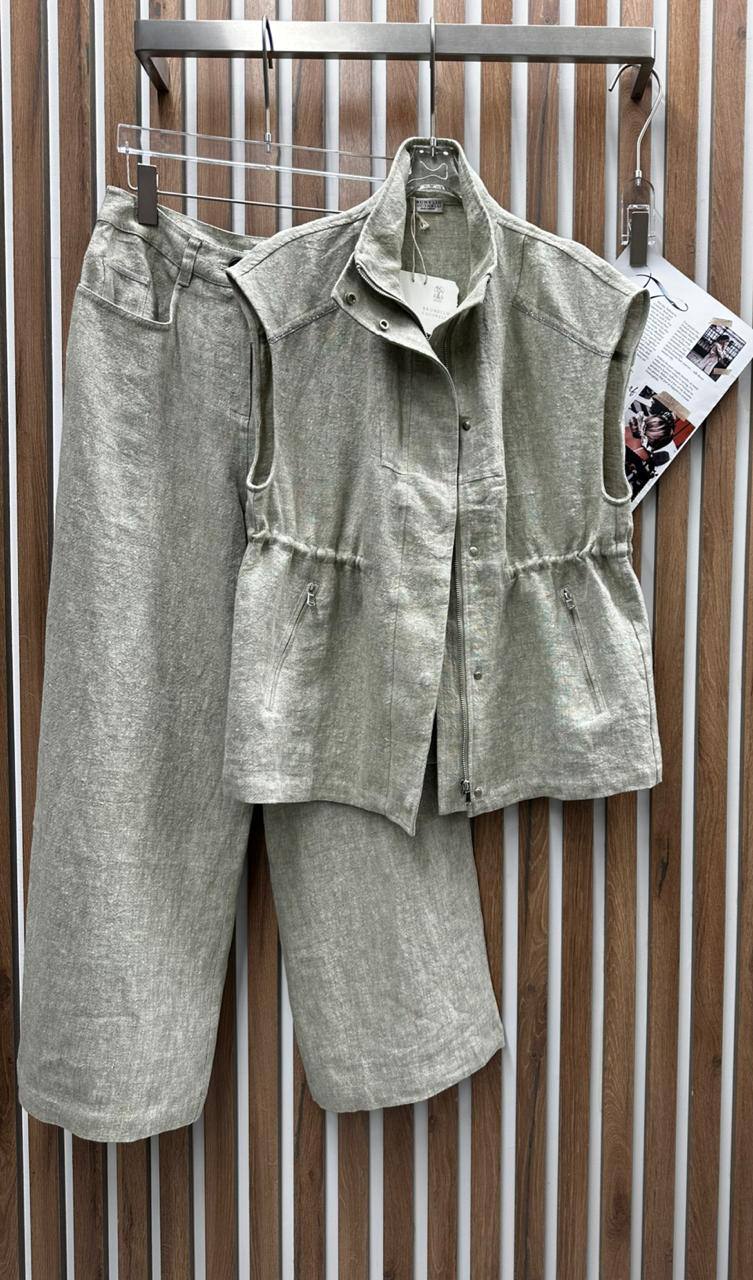 Костюм женский Brunello Cucinelli LUX-133612 фото Костюм женский Brunello Cucinelli Артикул LUX-133612