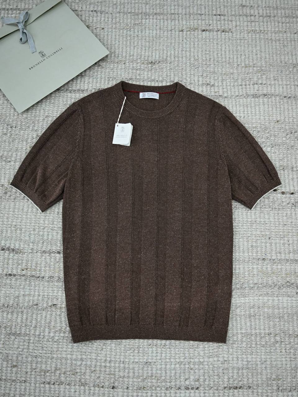 Футболка мужская Brunello Cucinelli LUX-134149 фото Футболка мужская Brunello Cucinelli Артикул LUX-134149