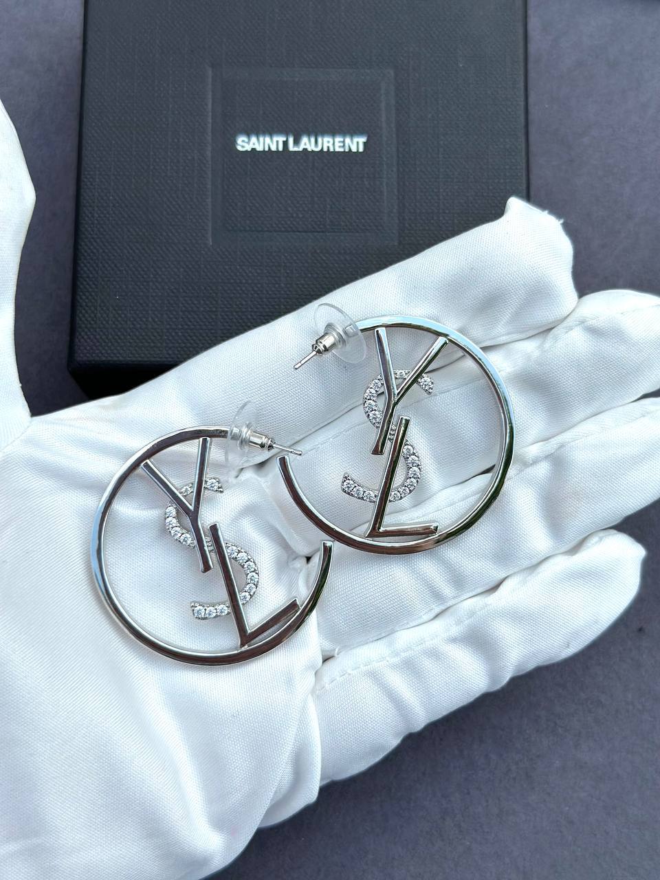 Серьги Yves Saint Laurent LUX-134231 фото Серьги Yves Saint Laurent Артикул LUX-134231