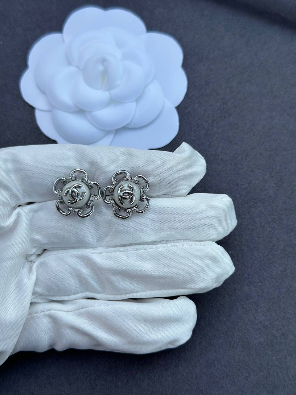 Серьги Chanel LUX-134285 фото Серьги Chanel Артикул LUX-134285