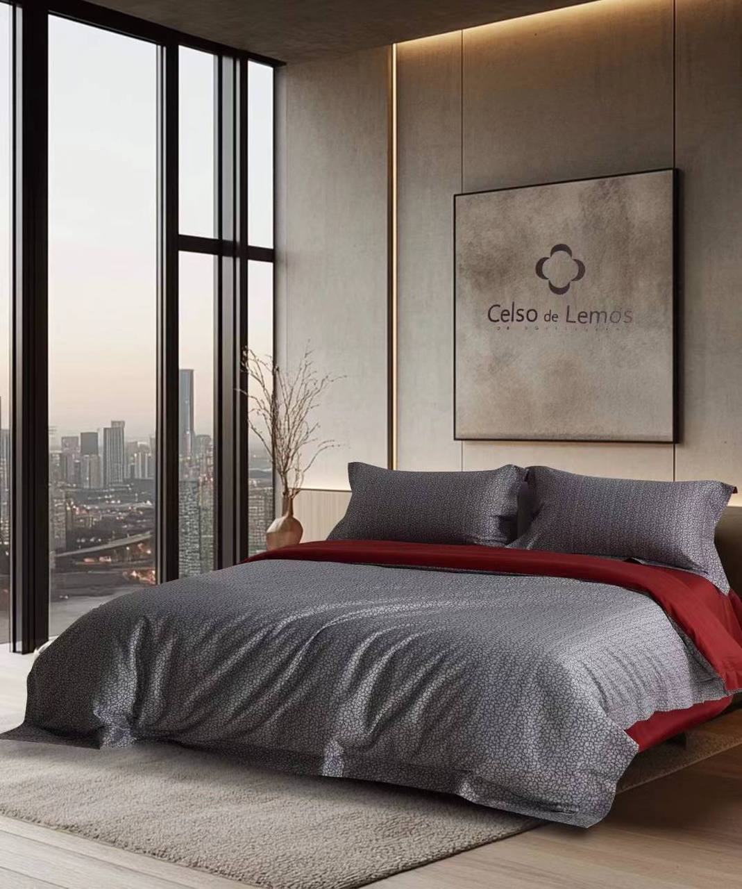 Комплект постельного белья Celso Lemos LUX-134393 фото Комплект постельного белья Celso Lemos Артикул LUX-134393