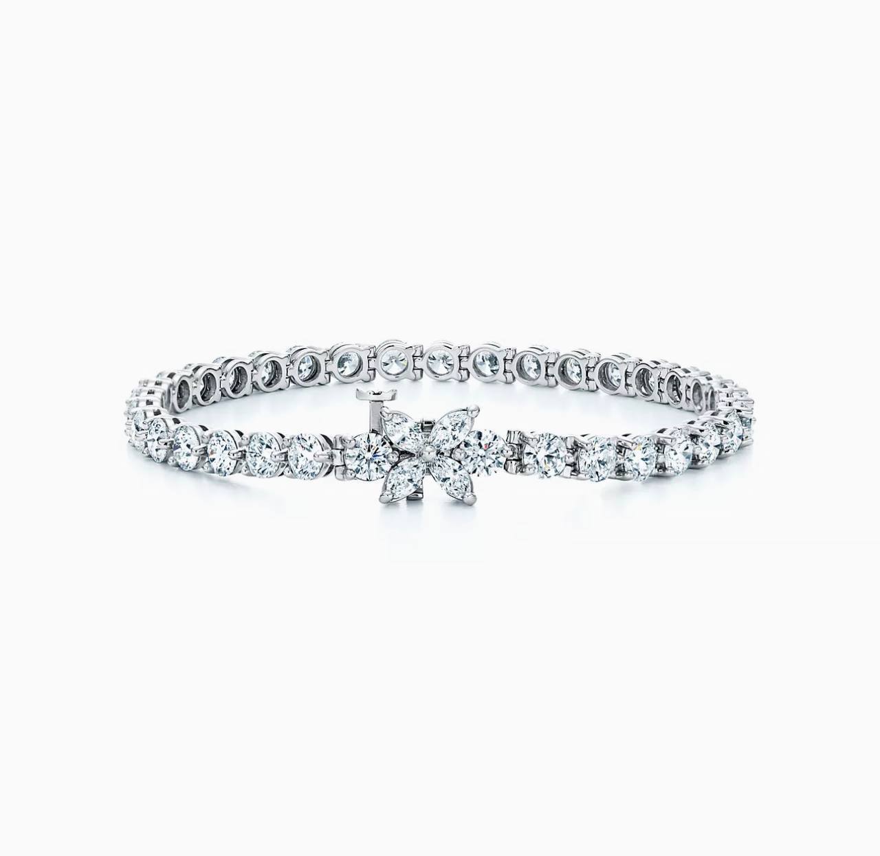 Браслет с лабораторными бриллиантами Tiffany&Co LUX-134834 фото Браслет с лабораторными бриллиантами Tiffany&Co Артикул LUX-134834