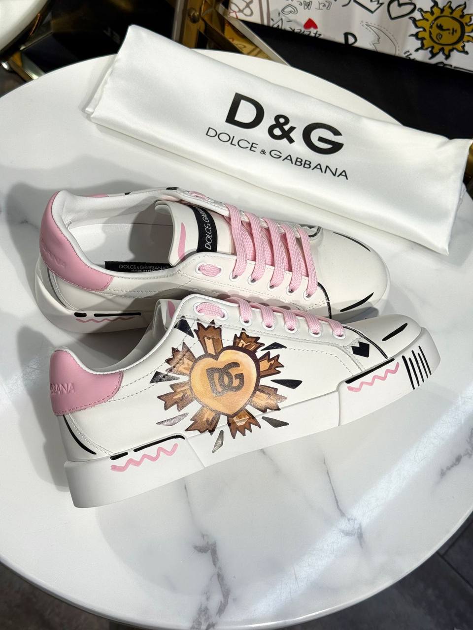 Кеды женские Dolce & Gabbana LUX-134902 фото Кеды женские Dolce & Gabbana Артикул LUX-134902