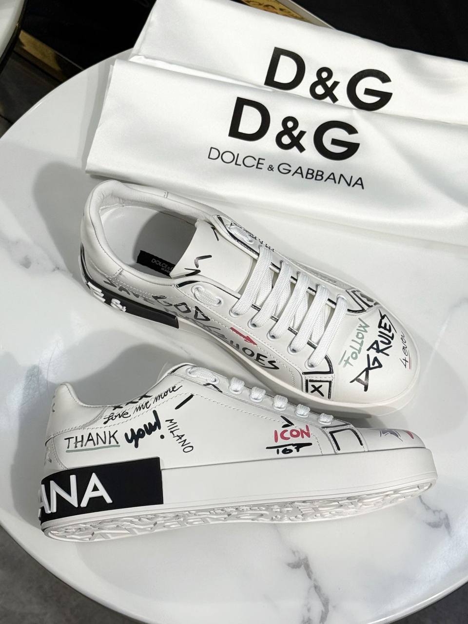 Кеды женские Dolce & Gabbana LUX-134900 фото Кеды женские Dolce & Gabbana Артикул LUX-134900