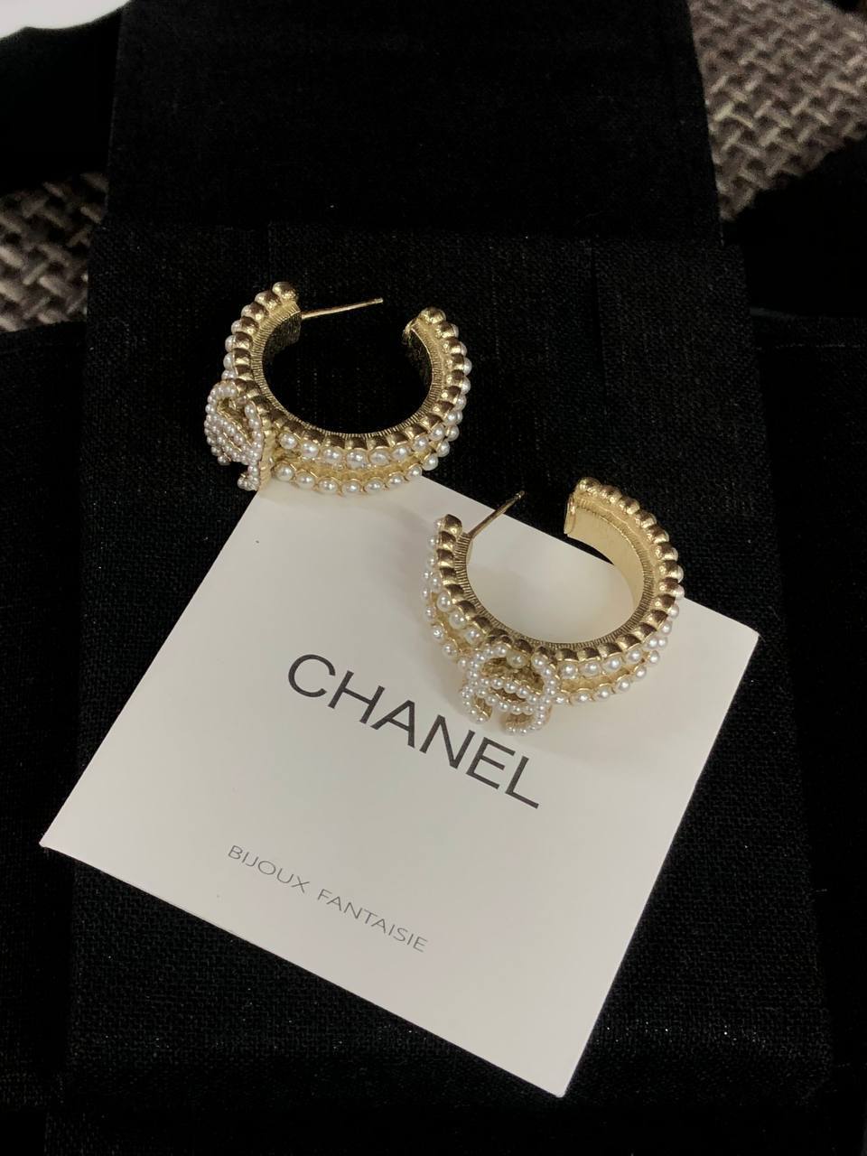 Серьги Chanel LUX-135263 фото Серьги Chanel Артикул LUX-135263