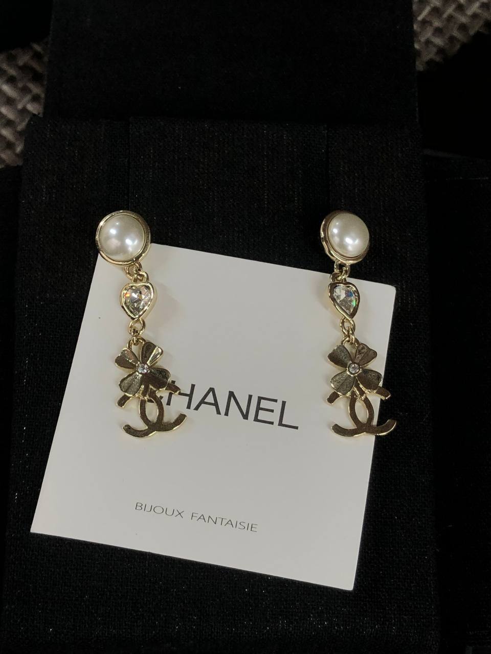 Серьги Chanel LUX-135260 фото Серьги Chanel Артикул LUX-135260