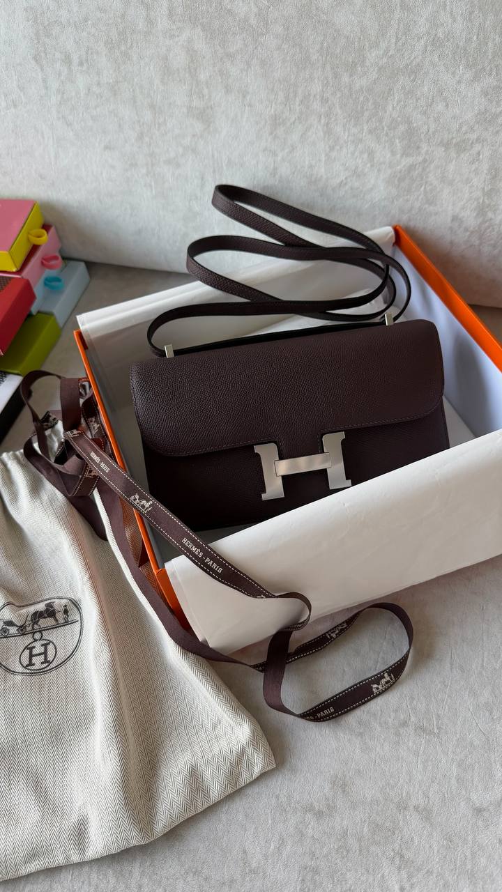 Сумка женская Epsom Leather Hermes LUX-135293 фото Сумка женская Epsom Leather Hermes Артикул LUX-135293