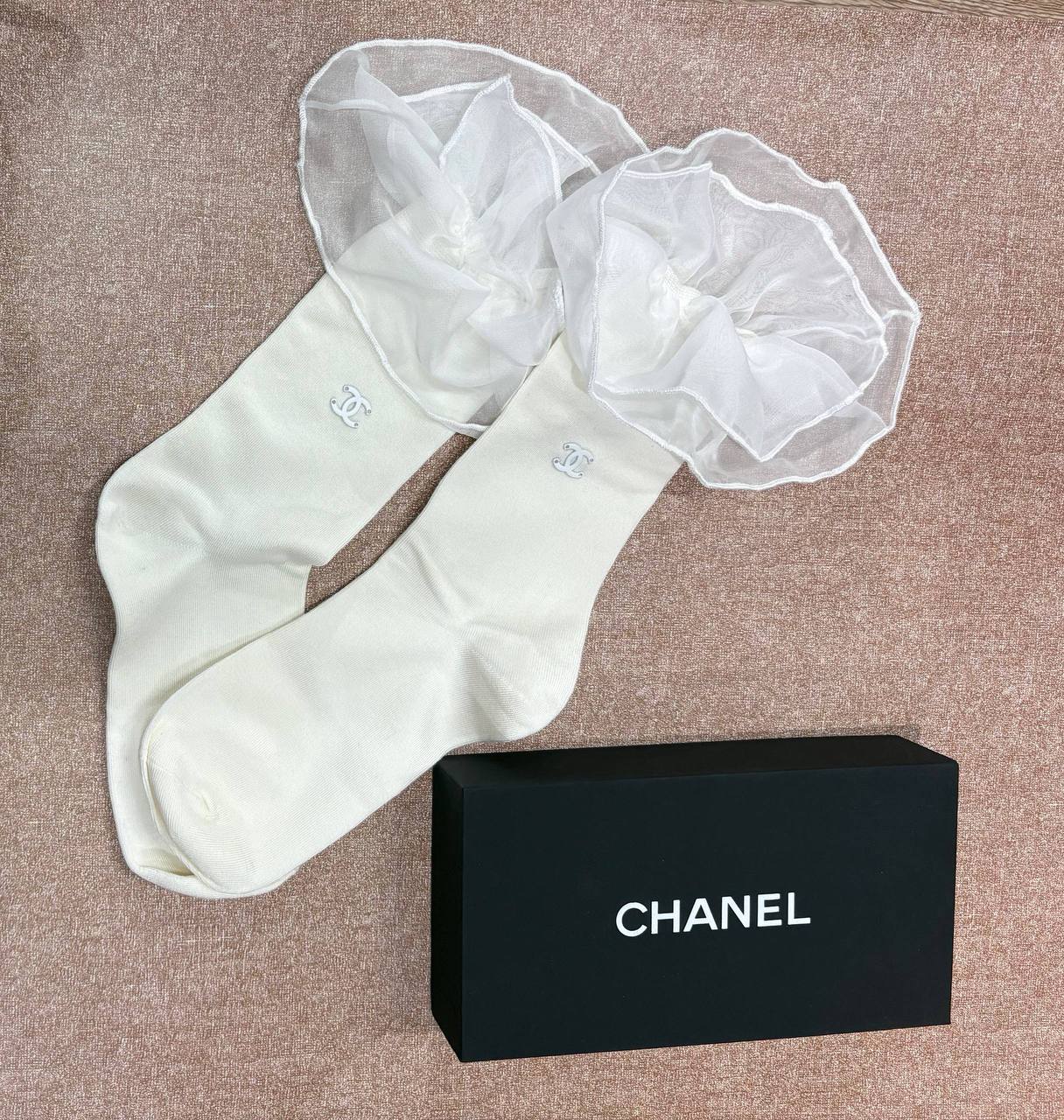 Носки Chanel LUX-135322 фото Носки Chanel Артикул LUX-135322