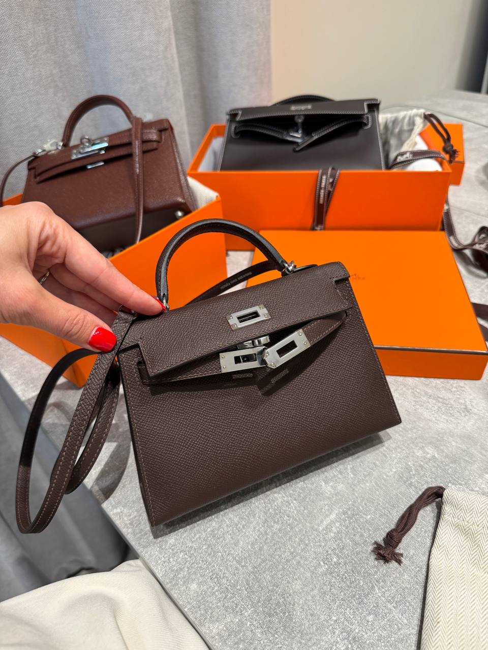 Сумка женская kelly mini Hermes LUX-135708 фото Сумка женская kelly mini Hermes Артикул LUX-135708
