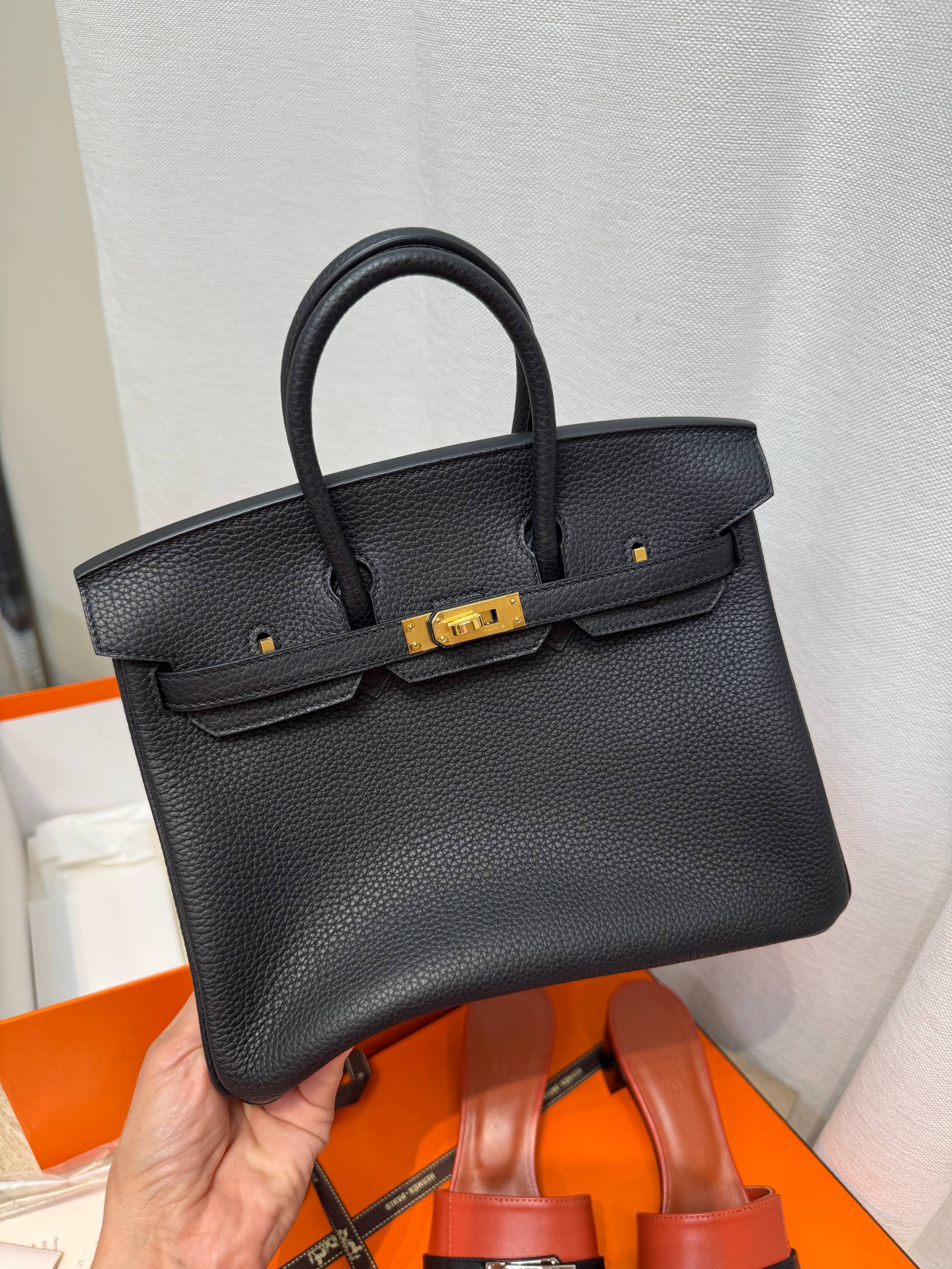 Сумка женская Birkin 25, Togo Hermes LUX-136089 фото Сумка женская Birkin 25, Togo Hermes Артикул LUX-136089