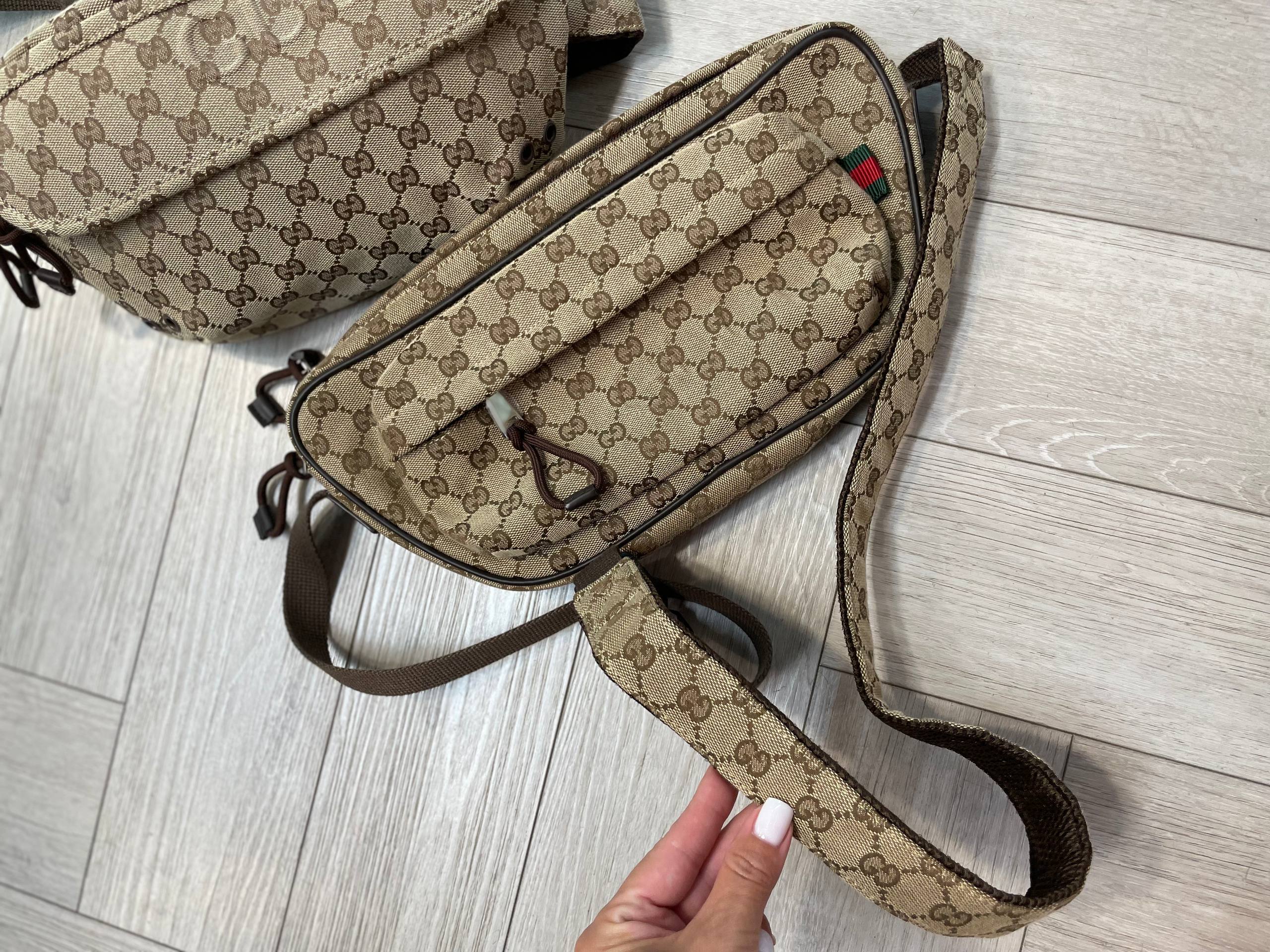 Поясная сумка-слинг Gucci LUX-136377 фото Поясная сумка-слинг Gucci Артикул LUX-136377