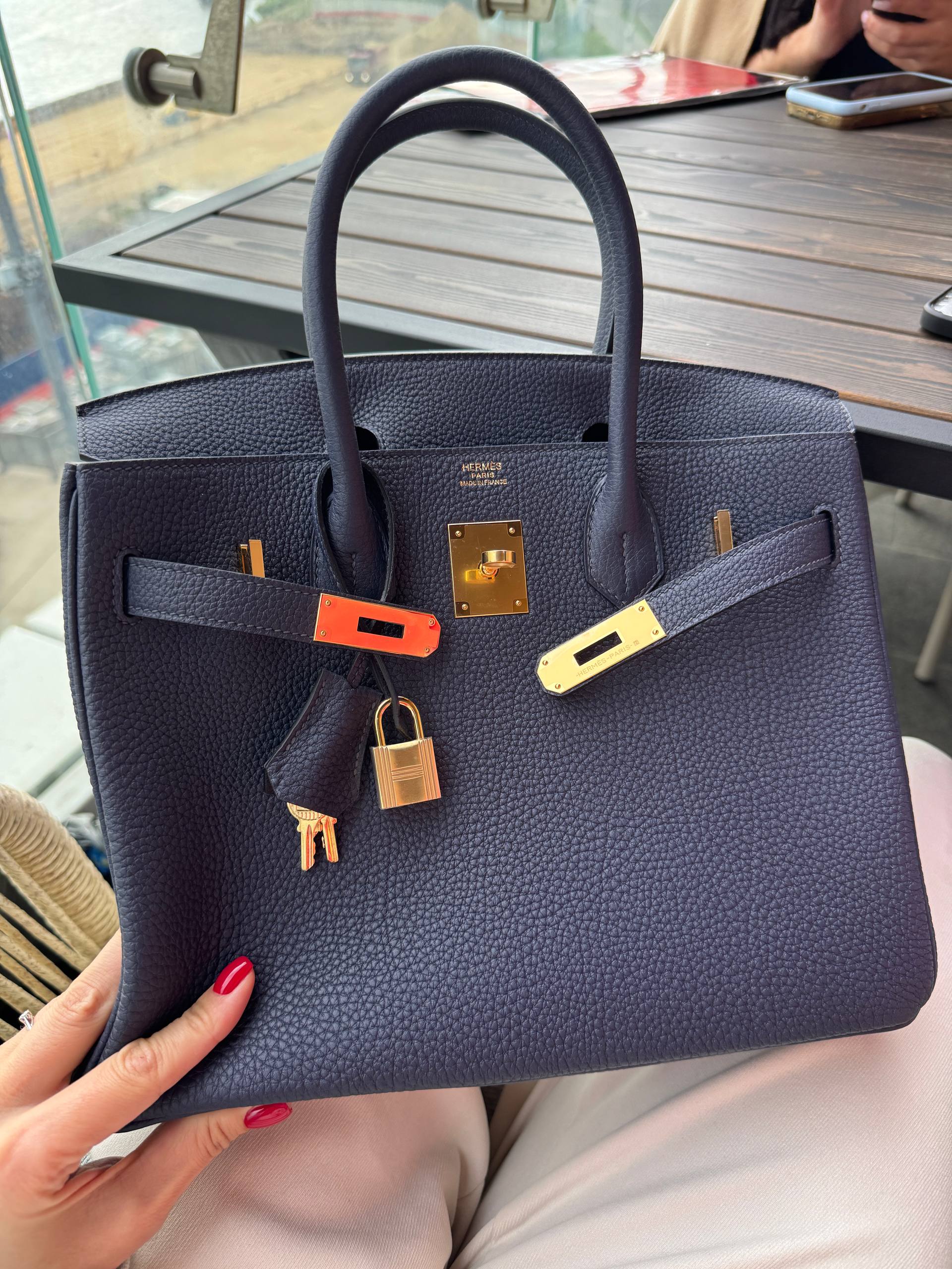 Сумка женская Birkin 30, Togo Hermes LUX-136693 фото Сумка женская Birkin 30, Togo Hermes Артикул LUX-136693