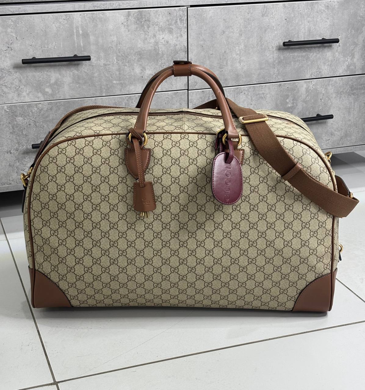 Дорожная сумка Gucci LUX-136837 фото Дорожная сумка Gucci Артикул LUX-136837