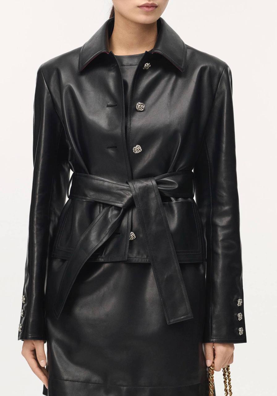 Кожаный жакет Chanel LUX-136966 фото Кожаный жакет Chanel Артикул LUX-136966