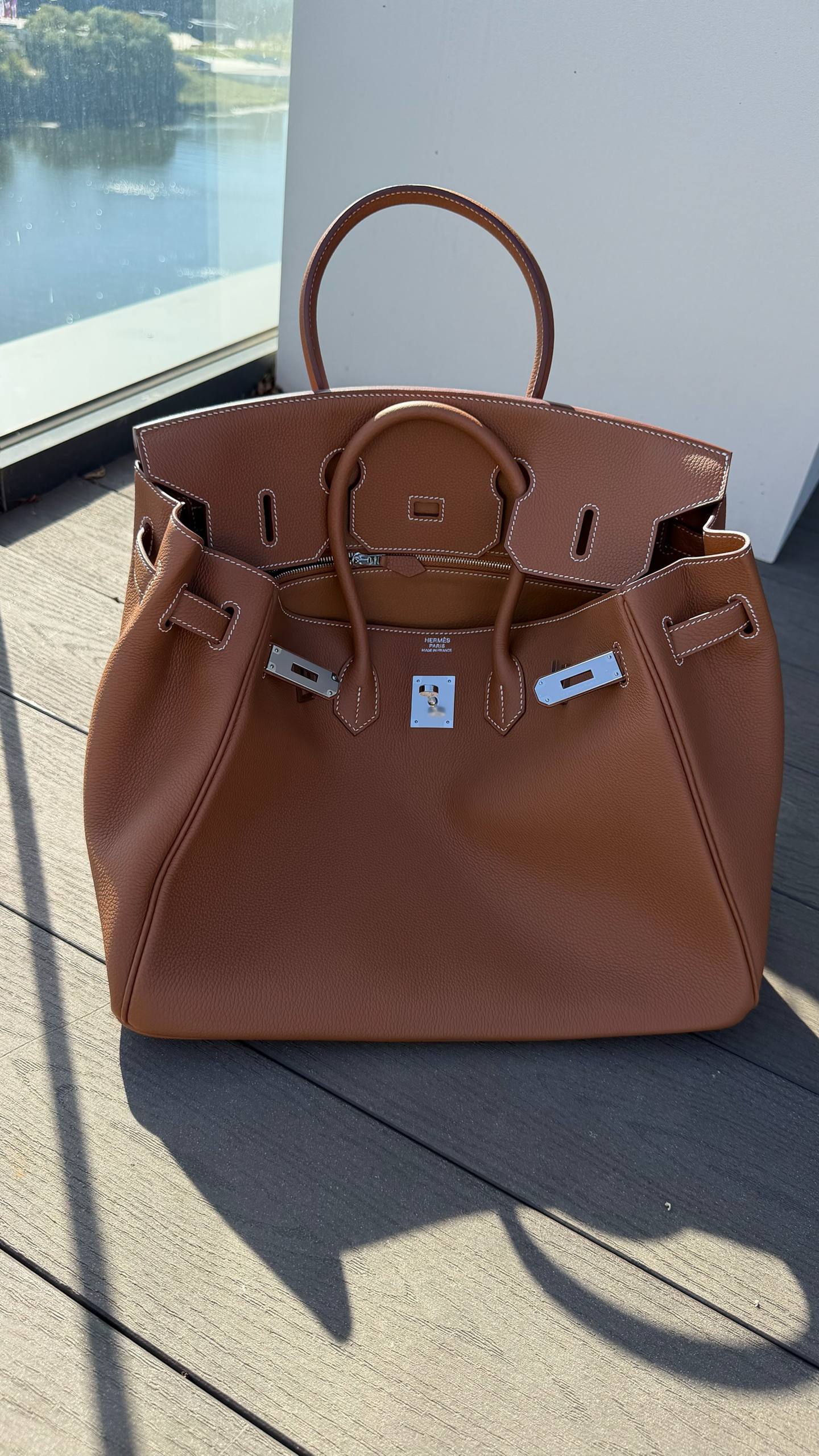 Сумка женская Birkin, 35 PHW Hermes LUX-137213 фото Сумка женская Birkin, 35 PHW Hermes Артикул LUX-137213