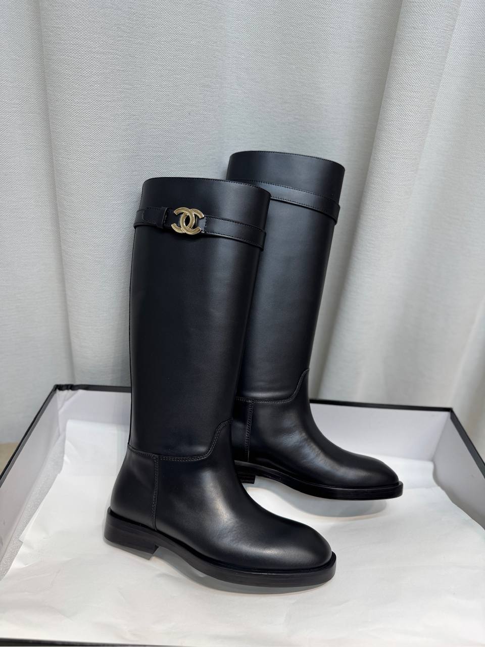 Сапоги Chanel LUX-137850 фото Сапоги Chanel Артикул LUX-137850