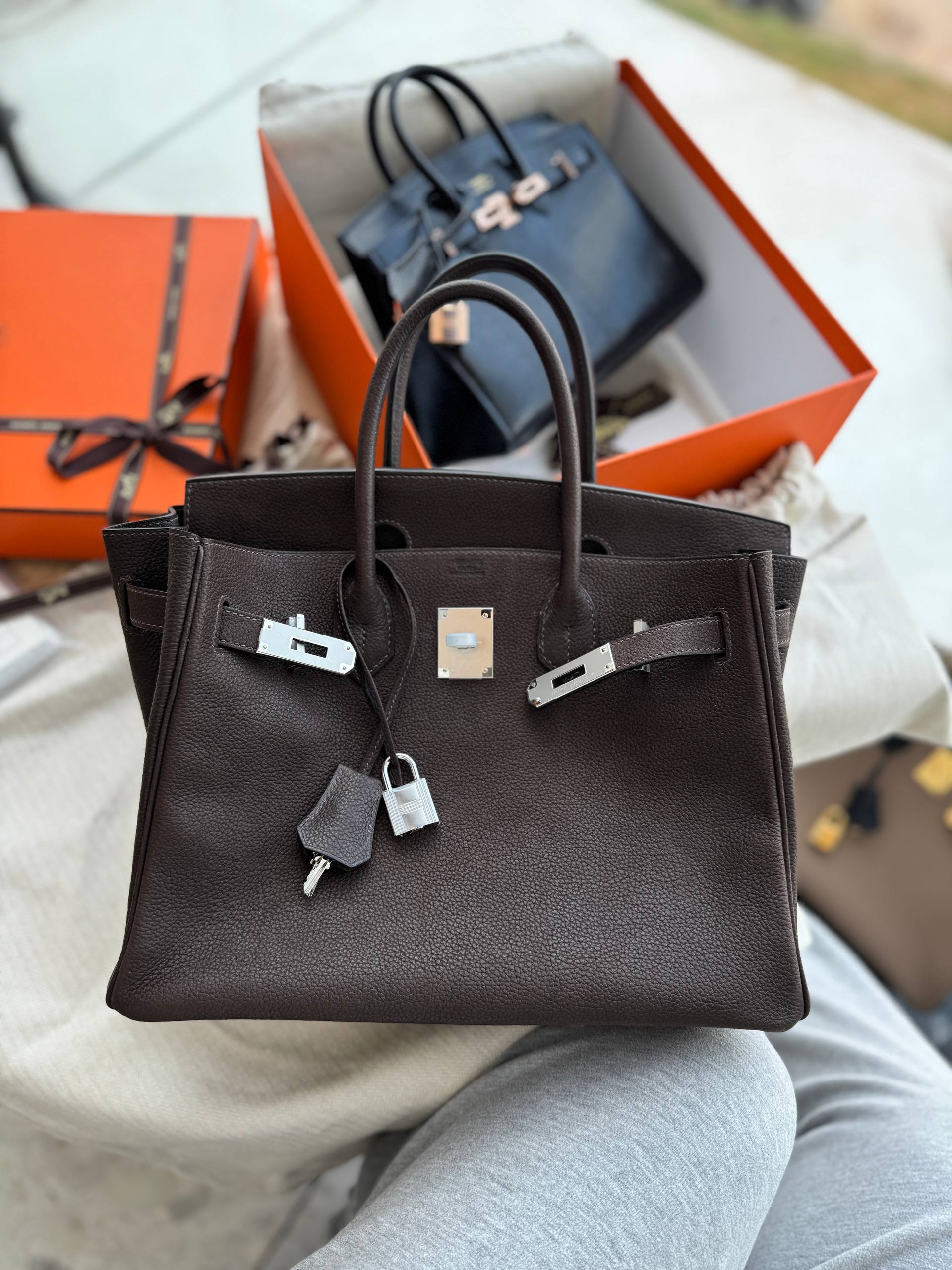 Сумка женская Birkin , 30 Barenia Faubourg calfskin Hermes LUX-138477 фото Сумка женская Birkin , 30 Barenia Faubourg calfskin Hermes Артикул LUX-138477